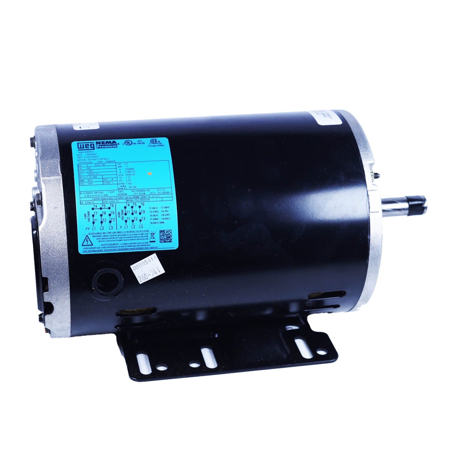 WEG - 001580T3E56-S General Purpose Motor