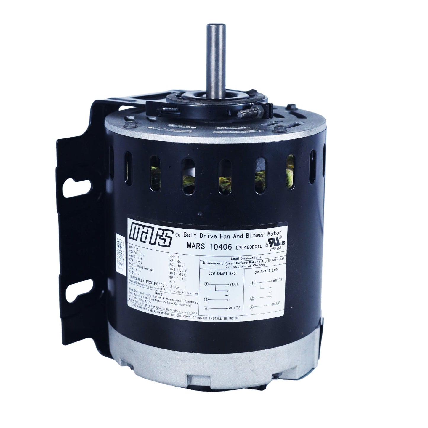 MARS-10406-Blower Motor (115V, 1725RPM)