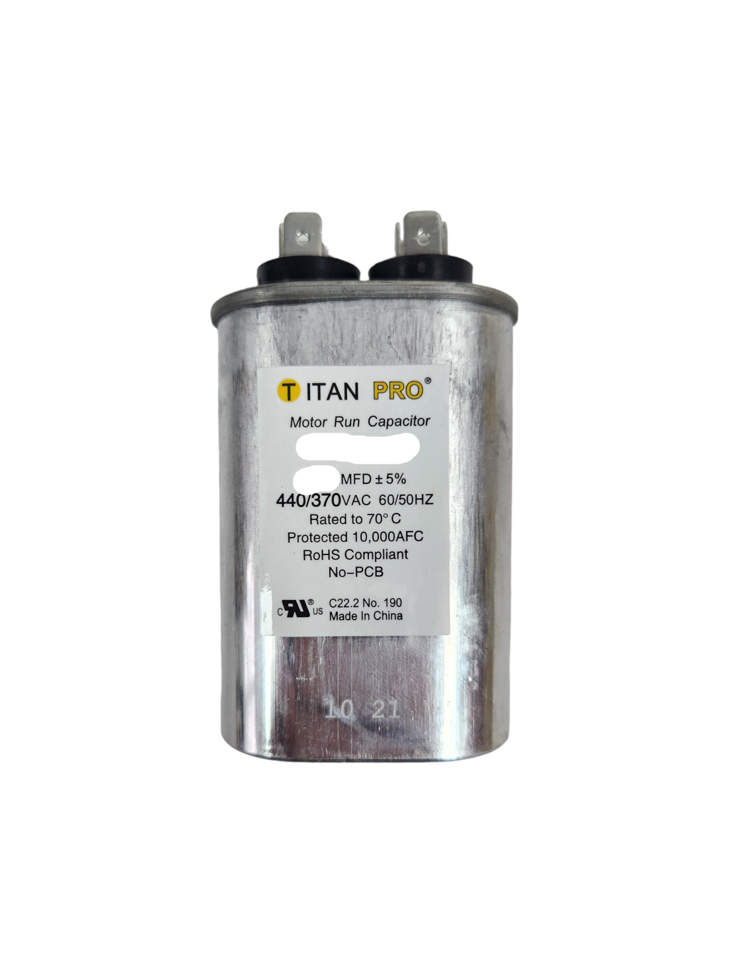 Titan Pro - 10 MFD - Run Capacitor