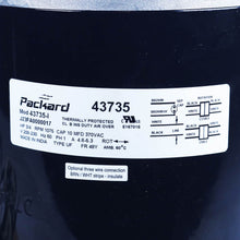 Packard - 43735 Diameter Condenser Fan Motor, 3/4 HP, 208-230 Volts, 1075 RPM 5 5/8"