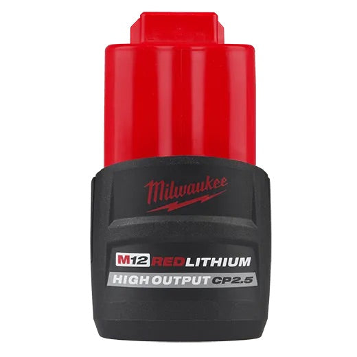 Milwaukee - 48-11-2425 M12 12V Lithium-Ion CP High Output 2.5 Ah Battery Pack