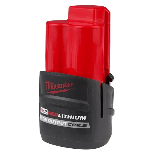 Milwaukee - 48-11-2425 M12 12V Lithium-Ion CP High Output 2.5 Ah Battery Pack