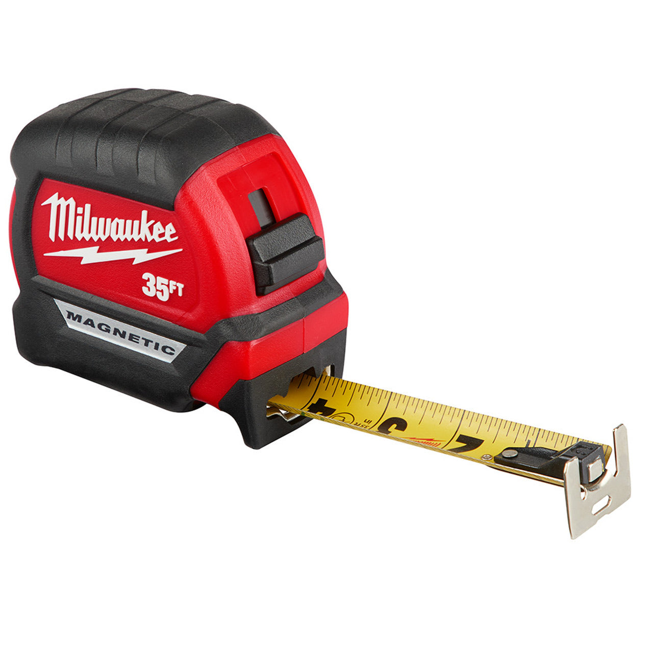 Milwaukee - 48-22-0335 Compact Magnetic Tape Measure with 15 ft. Reach 35 ft. x 1-1/16 in.