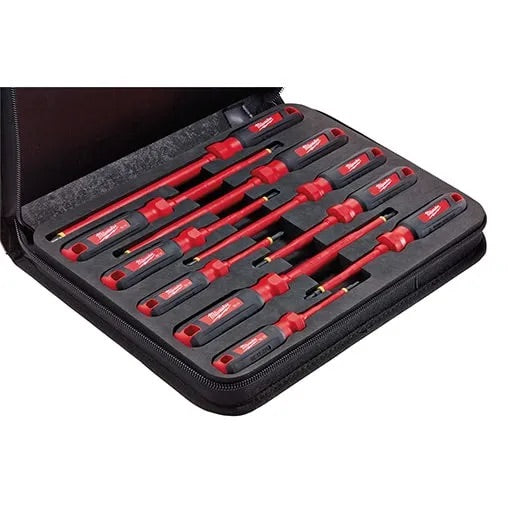 Milwaukee - 48-22-2210 Insulated Screwdriver Set with Case (10-Piece) 1000V.