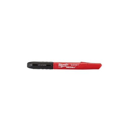 Milwaukee - 48-22-3150 INKZALL Black Ultra Fine Point Jobsite Permanent Markers (12-Pack)