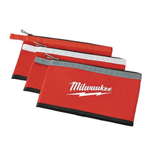 Milwaukee - 48-22-8193 Zipper Tool Bag in Multi-Color 12 in. (3-Pack)