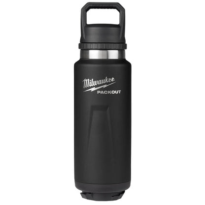 Milwaukee - 48-22-8397B-PACKOUT Black 36 oz. Insulated Bottle W/Chug Lid