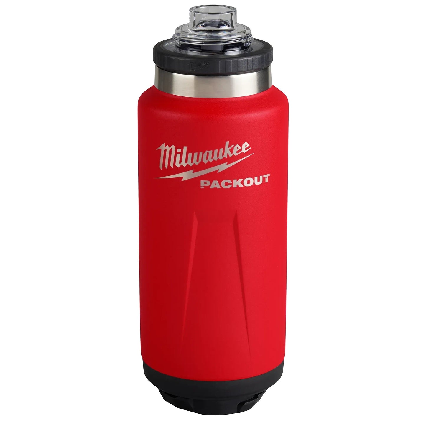 Milwaukee - 48-22-8397R PACKOUT Red 36 oz. Insulated Bottle with Chug Lid