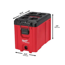 Milwaukee - 48-22-8422-PACKOUT 10 in. Compact Portable Tool Box with Adjustable Dividers and Interior Storage Tray