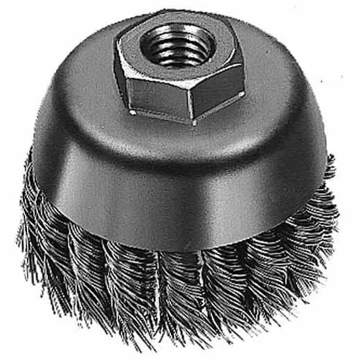 Milwaukee 48-52-5040 3" Knot Wire Cup Brush - Carbon Steel