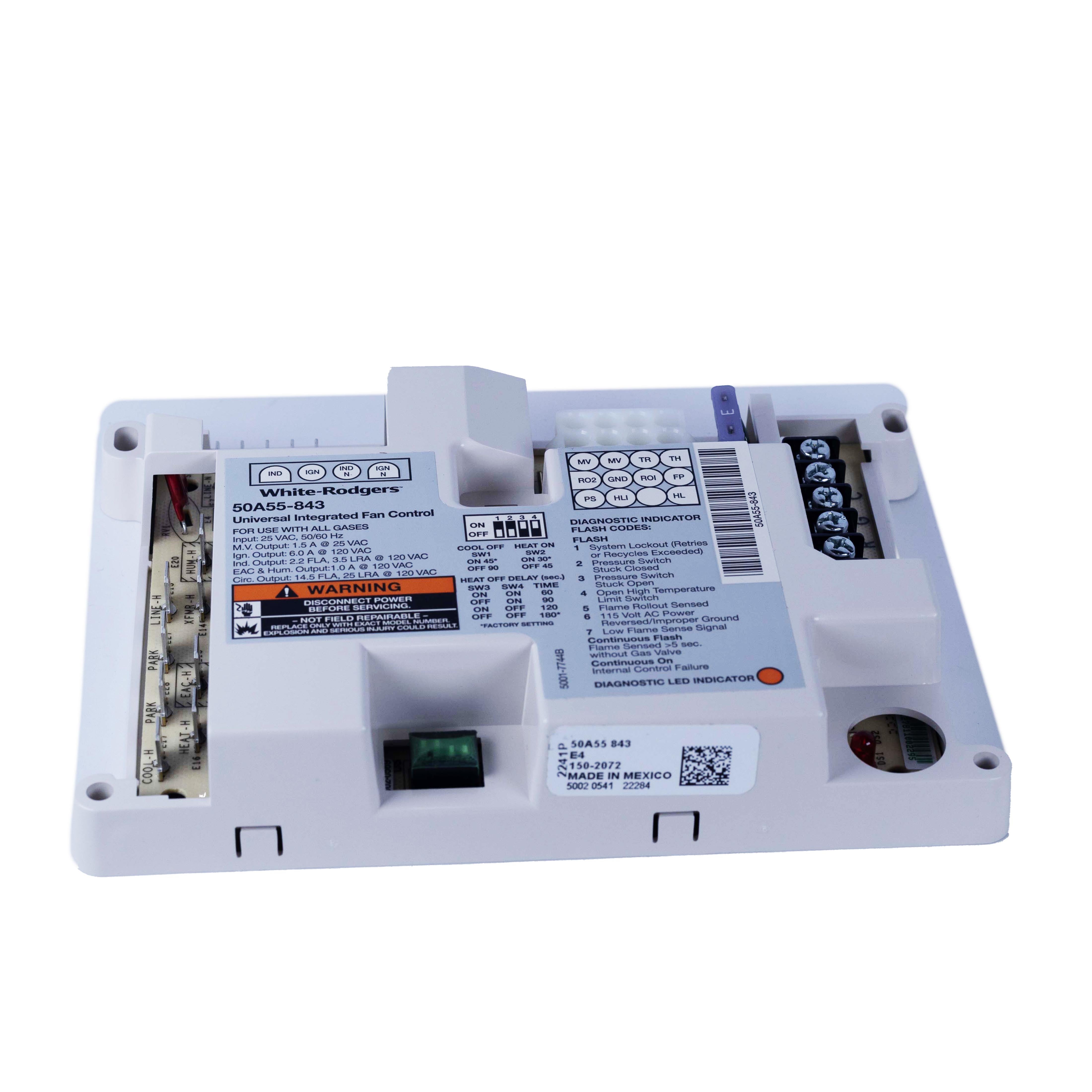 White Rodgers 50A55-843 Emerson Silicon Carbide Integrated Furnace Control