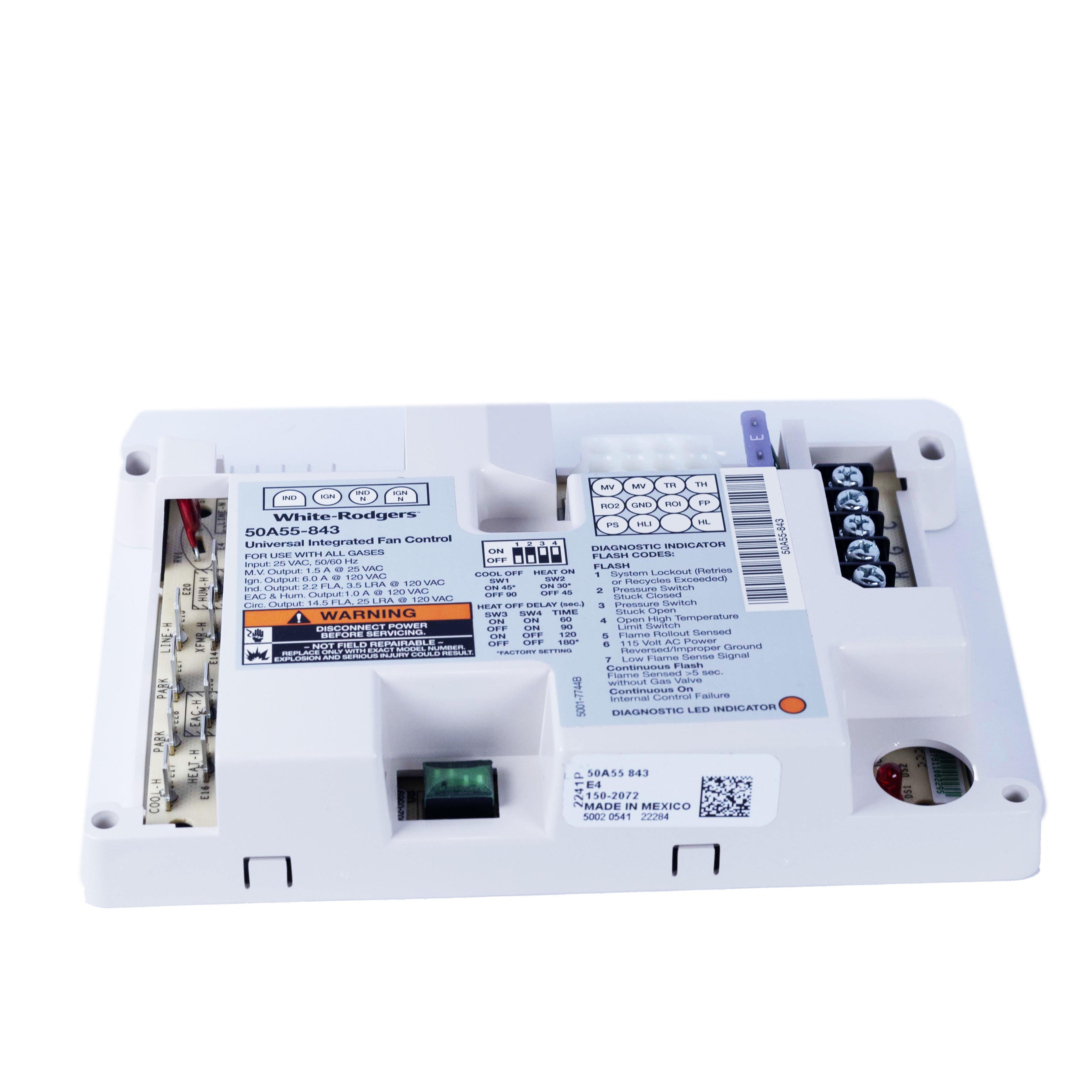 White Rodgers 50A55-843 Emerson Silicon Carbide Integrated Furnace Control - Thumbnail 2