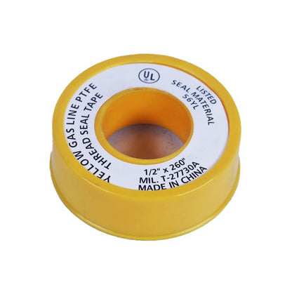 56YL - Oatey Pipe Thread Sealant Tape, 1/2in W, 260in L