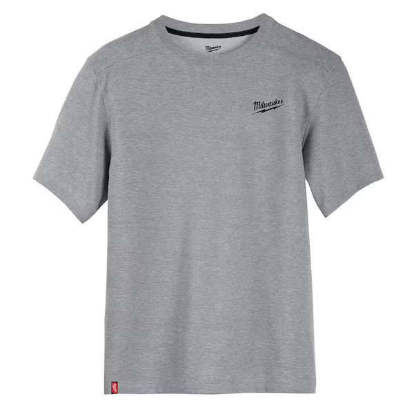 603G-XL Men's Milwaukee X-Large Gray Cotton/Polyester Short-Sleeve Hybrid Work T-Shirt .