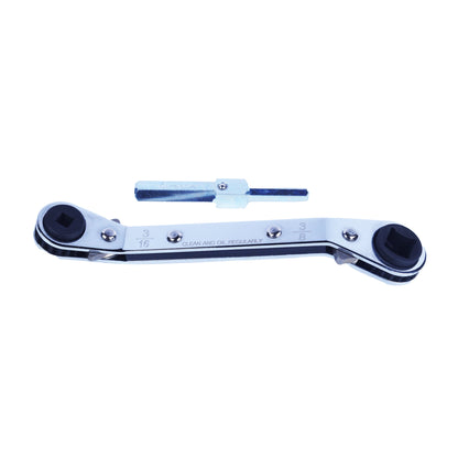 70074 - Uniweld 70074 Offset Ratchet (3/16,1/4,5/16,3/8) with DHVA Dual Hex Wrench Adapter