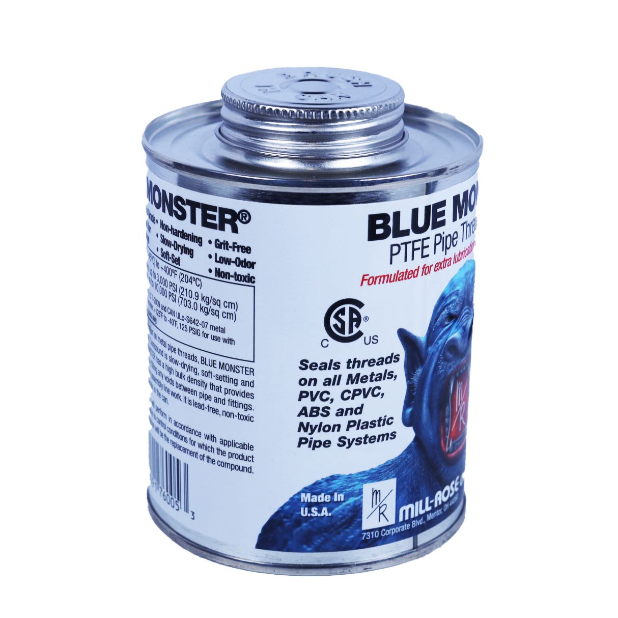 76005 - Blue Monster Heavy-Duty Industrial Grade Thread Sealant with PTFE