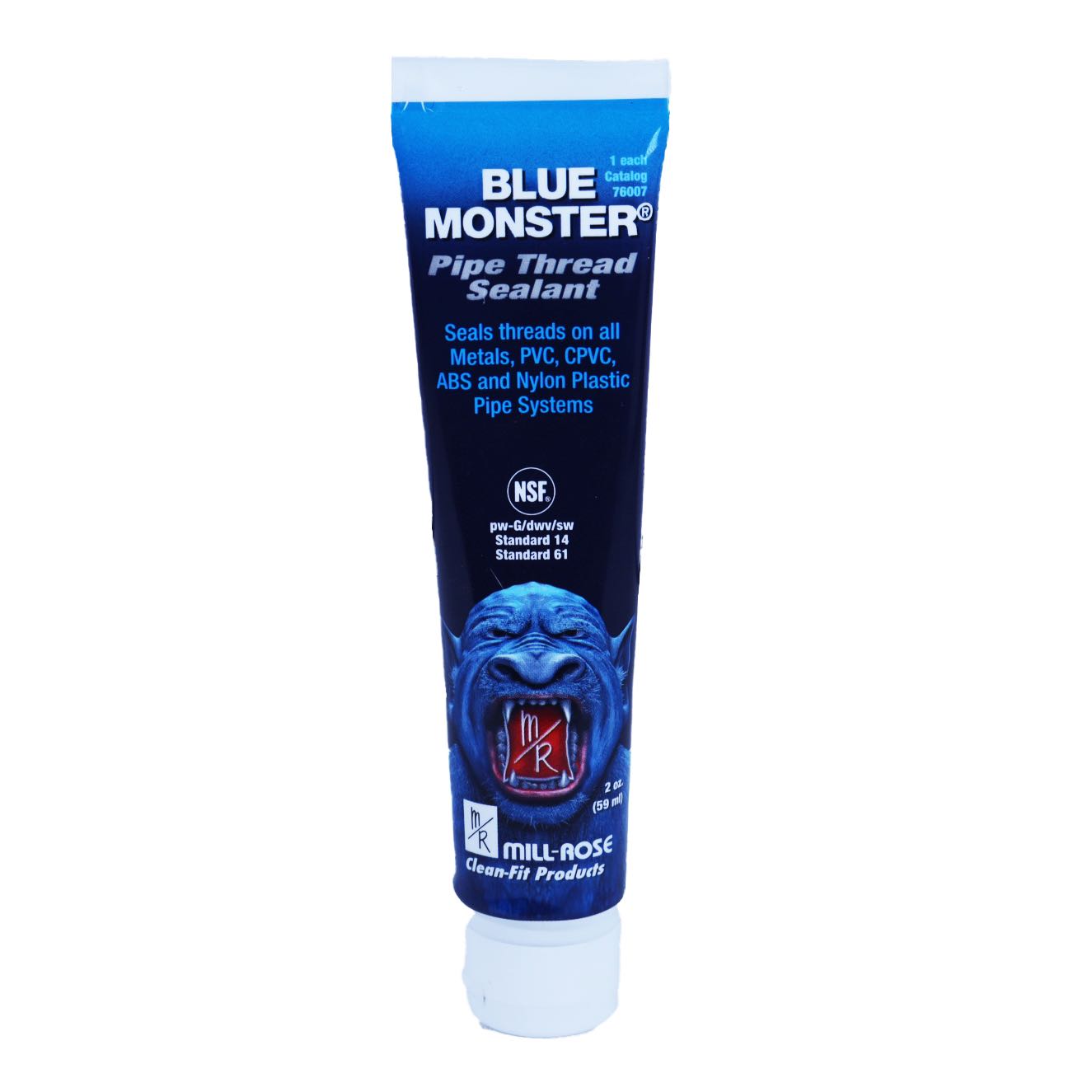 76007 - Blue Monster Heavy-Duty Industrial Grade Thread Sealant (2 oz. tube)