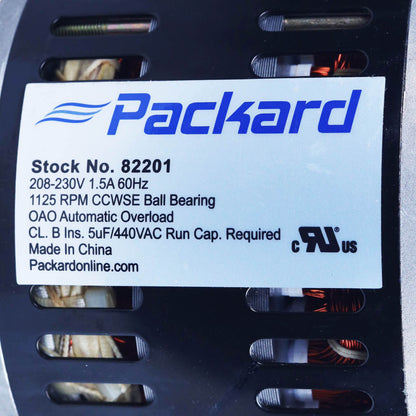 82201 - Packard PSC Motor for First Company Replacement (1/4 HP, 208-230 V, 1125 RPM)