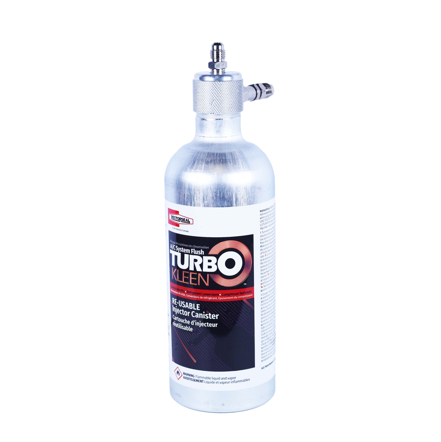 82500 - Turbo-Kleen Kit (Reusable Injector Nozzle, Flush Tool, 1 Pint Solution, and Clear Plastic Connector Line)