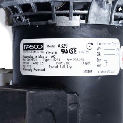 A329 - Fasco Blower 1/12HP 3200RPM 208-230Volt 1 Phase