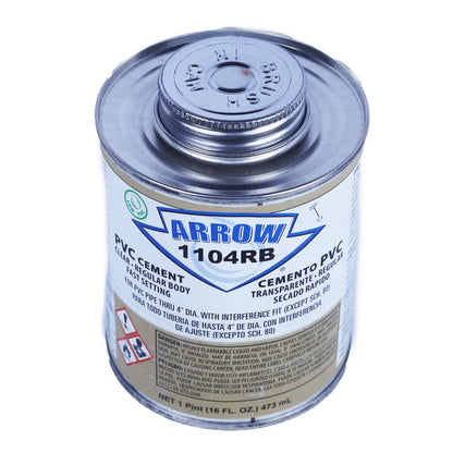 ARROW1104RB - Arrow - 1104MB-P - Medium Bodied PVC Cement (Pint)