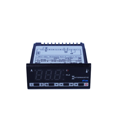 AT1-5AS5U-BGI - Refrigeration Controller, 1 NTC/PTC Sensors, 1 Relay, 115 VAC, Screw Terminals