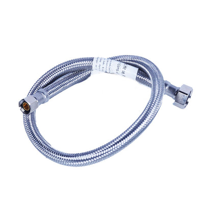 BFC24 - 24" Braided Stainless Steel Hose Faucet Connector (3/8" Compression x 1/2" FIP)