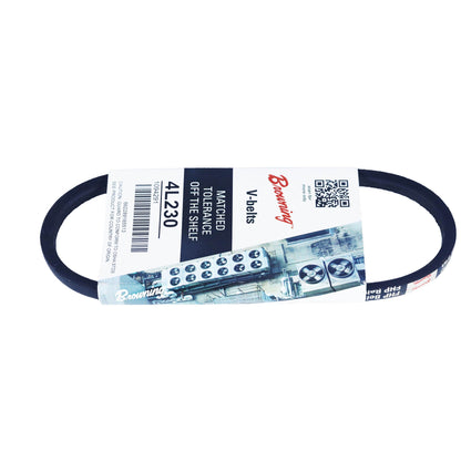 BROWNING 4L230 - V-Belt, 23 in Outside Length, 1/2 in Top Width, 5/16 in Thick, 1 Ribs