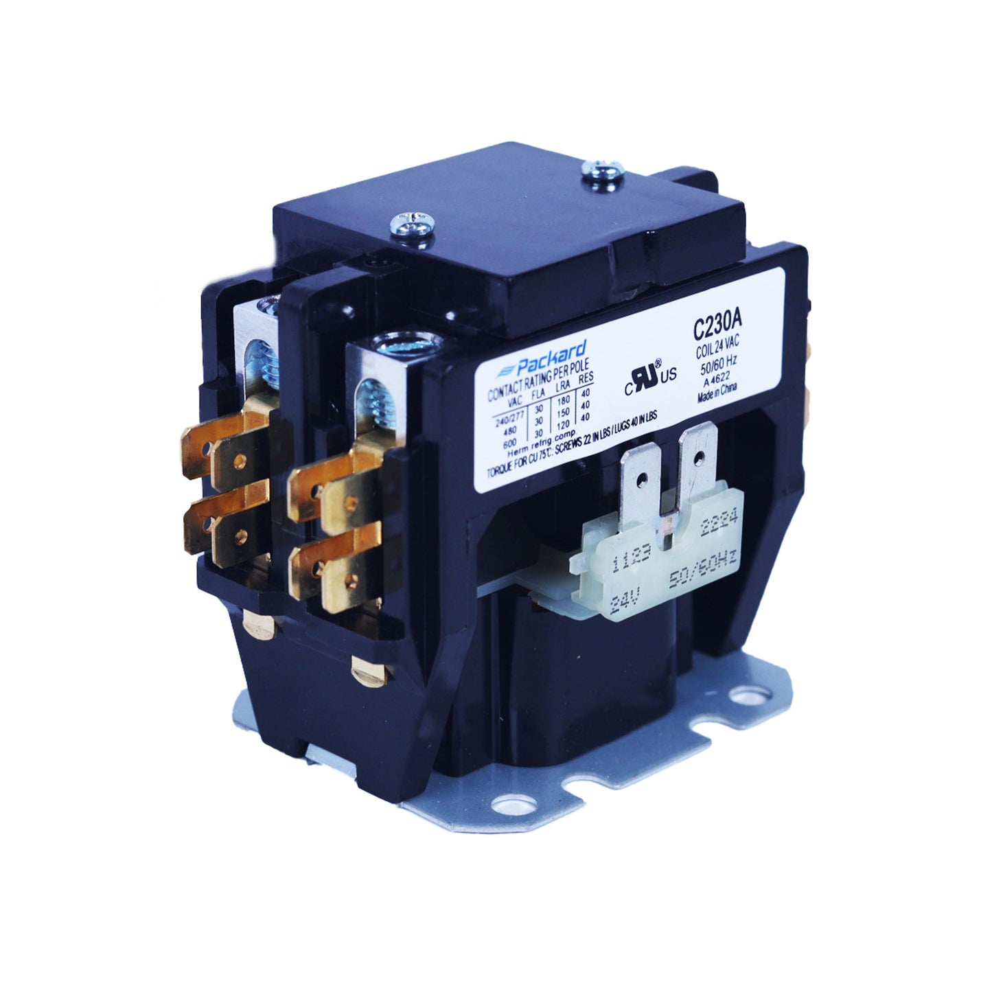 C230A - 2 Pole Contactor (24V, 30 Amp)