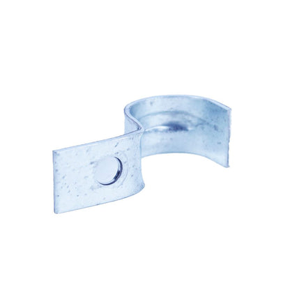 206F25 -  Conduit & Pipe Strap Clamp, One-Hole: 3/4 in Trade Size, Steel, IMC/RMC