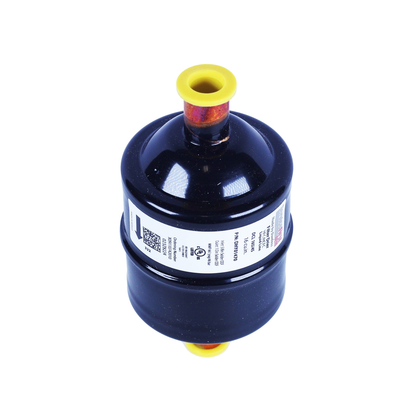 Trane DHY01470 Filter Drier, Liquid Line, 5/8" ODF Inlet x 1/2" ODF Outlet