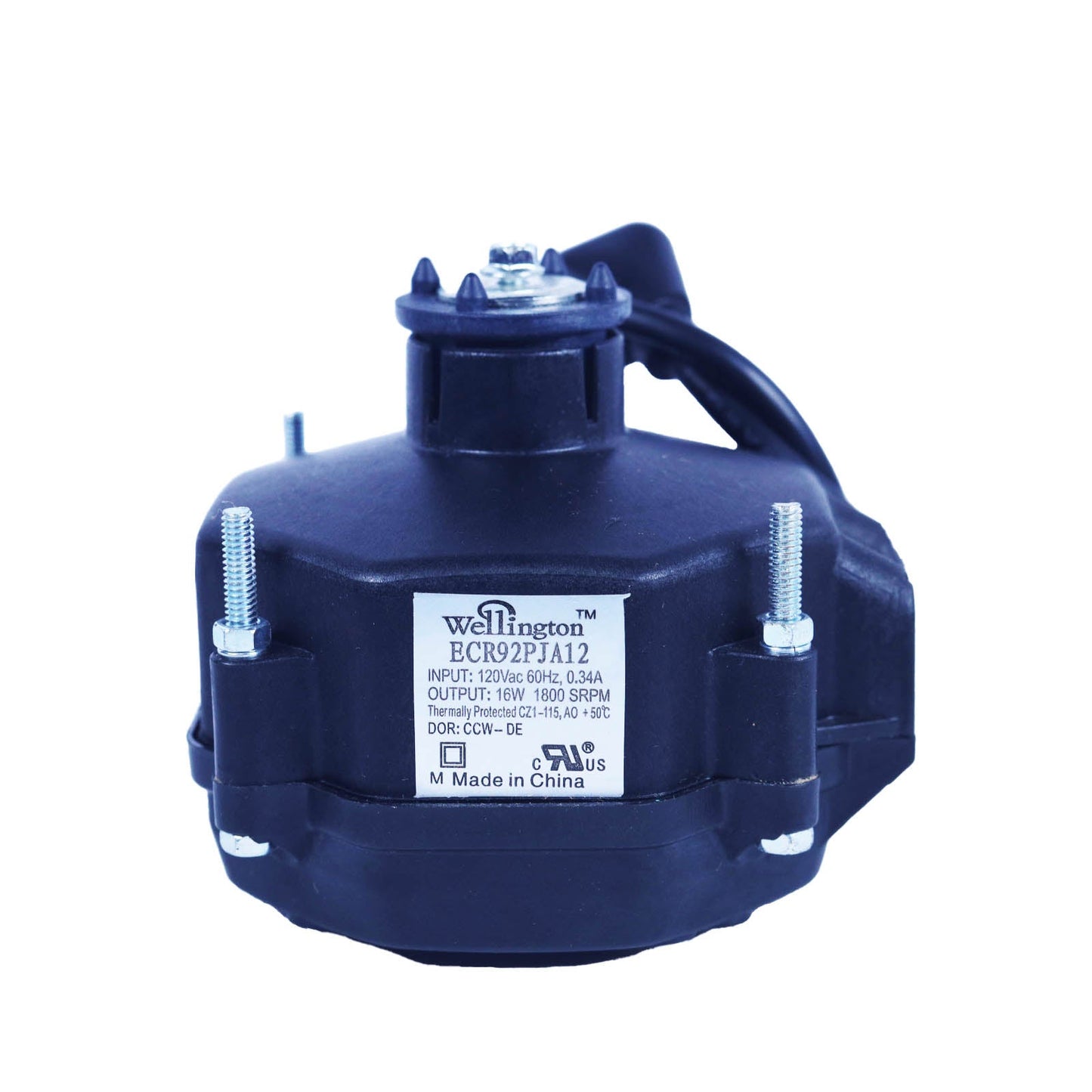 ECR92PJA12 - Wellington Electrically Commutated Motor (9-16W, 1800 RPM, 120V)