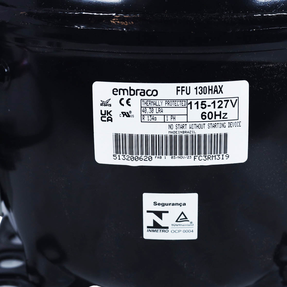 FFU130HAX - Replacement Refrigeration Compressor