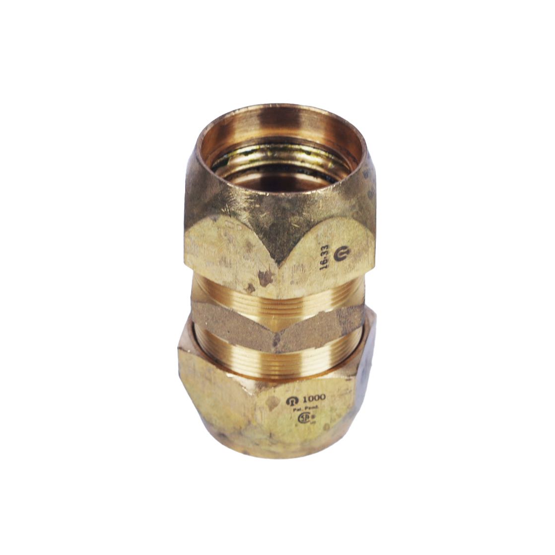 FGP-SCPLG-1000 - 1" AutoSnap Brass Coupling