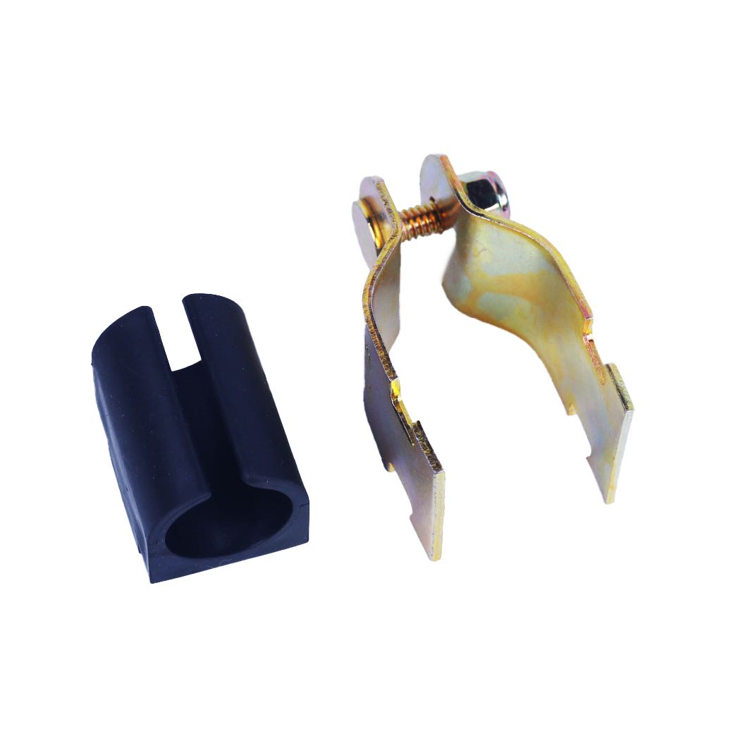 FNW7816Y0087 - Cushioned Clamp, 3/4In, Galv Gold Steel