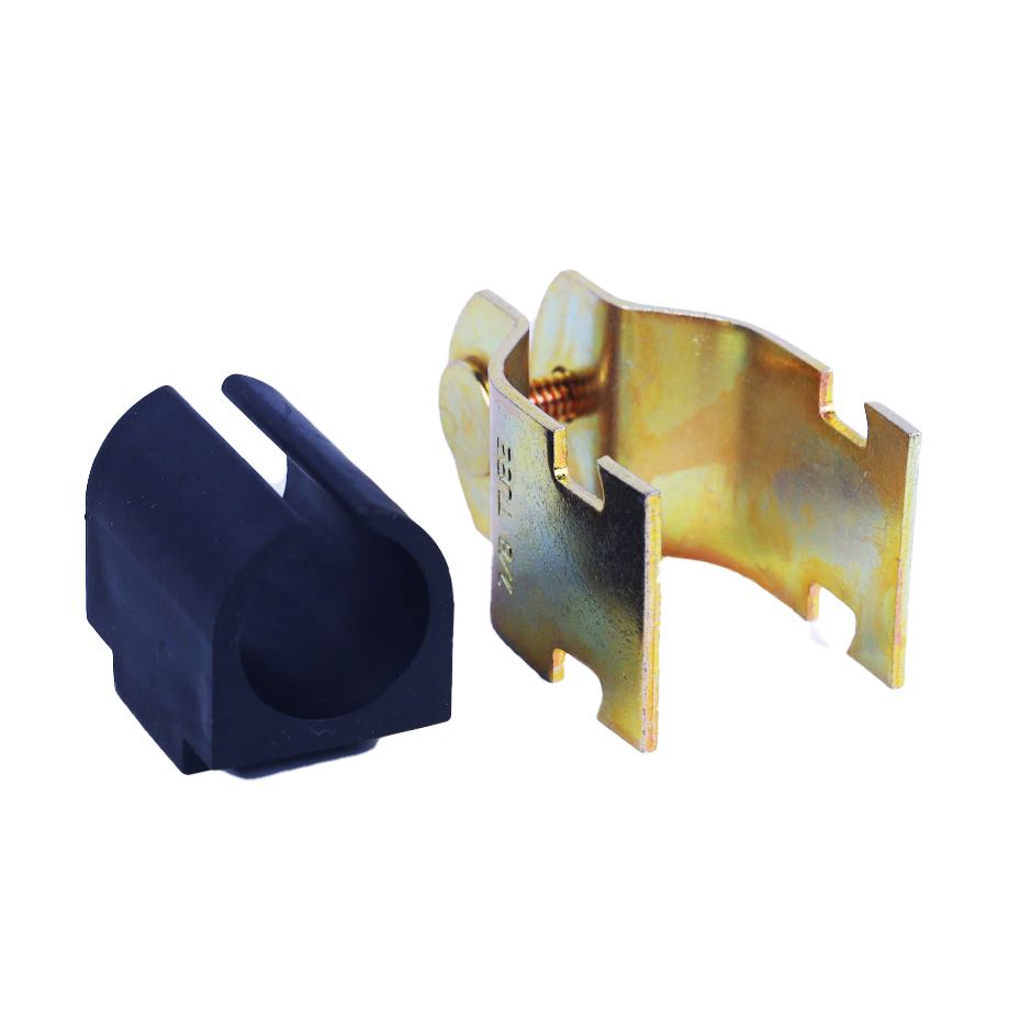 FNW7816Y0087 - Cushioned Clamp, 3/4In, Galv Gold Steel