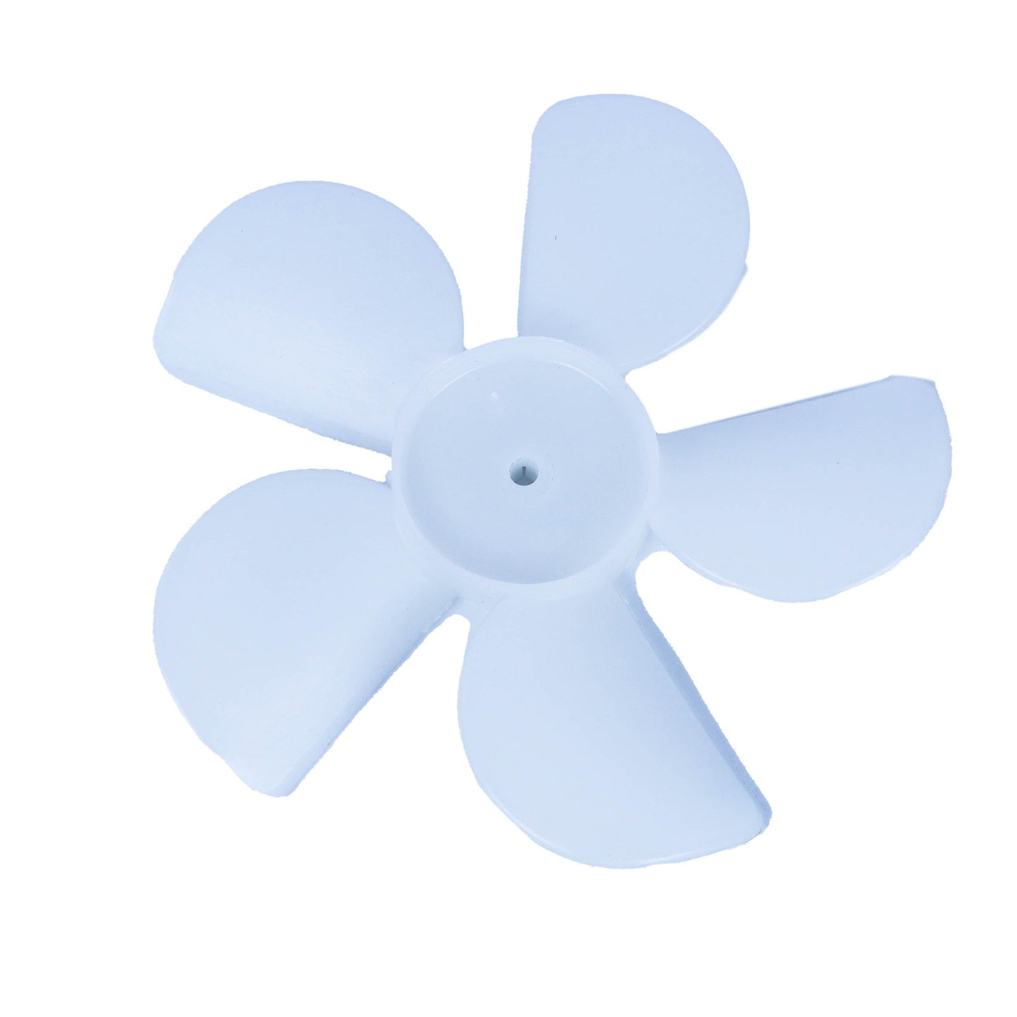 H&K  E-6-003B Fan Blade, Counter Clockwise, 5 Fin, White Plastic