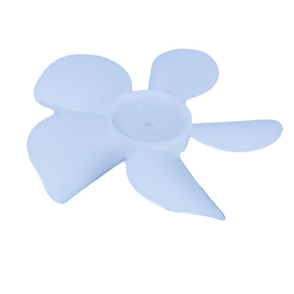 H&K  E-6-003B Fan Blade, Counter Clockwise, 5 Fin, White Plastic