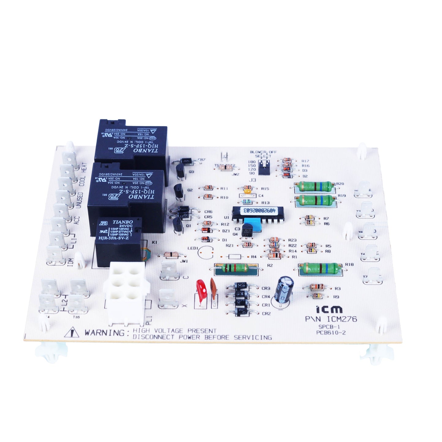 ICM276C - ICM Controls, Rheem, Ruud 18-30V, Fan Blower Control Board Replacement