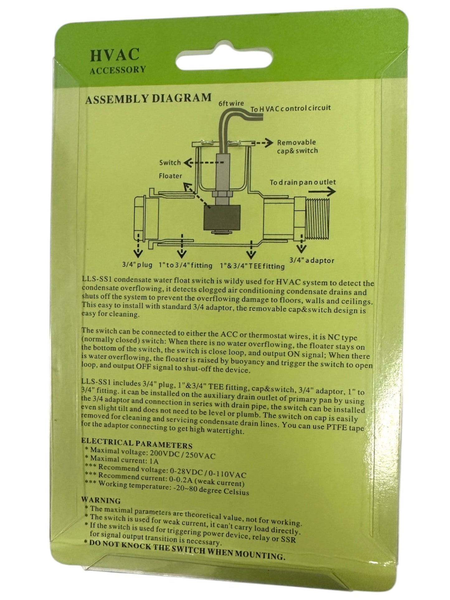 LLS-SS1 AC Float Switch