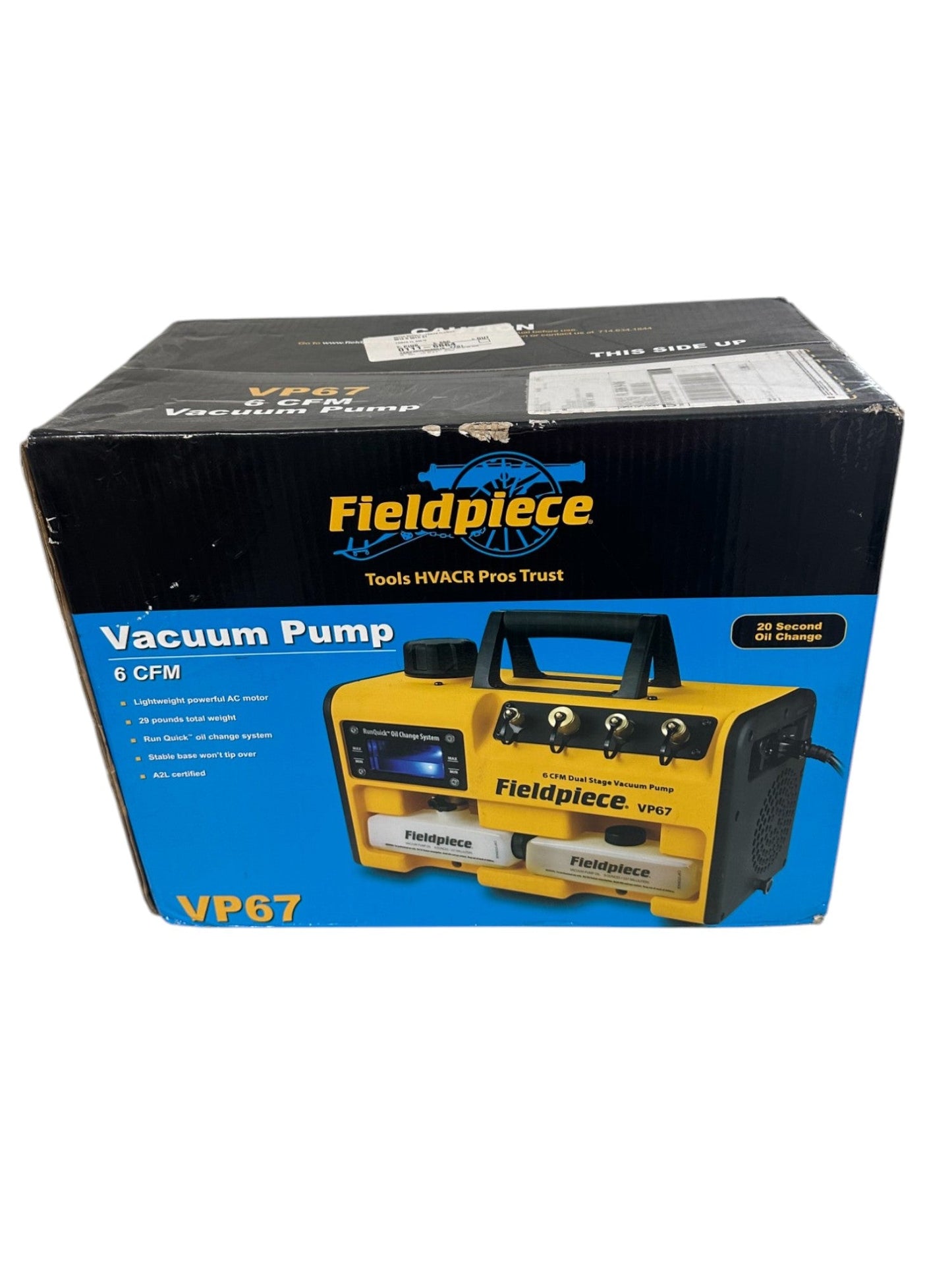 FIELDPIECE VP67  6 CFM Vacuum Pump