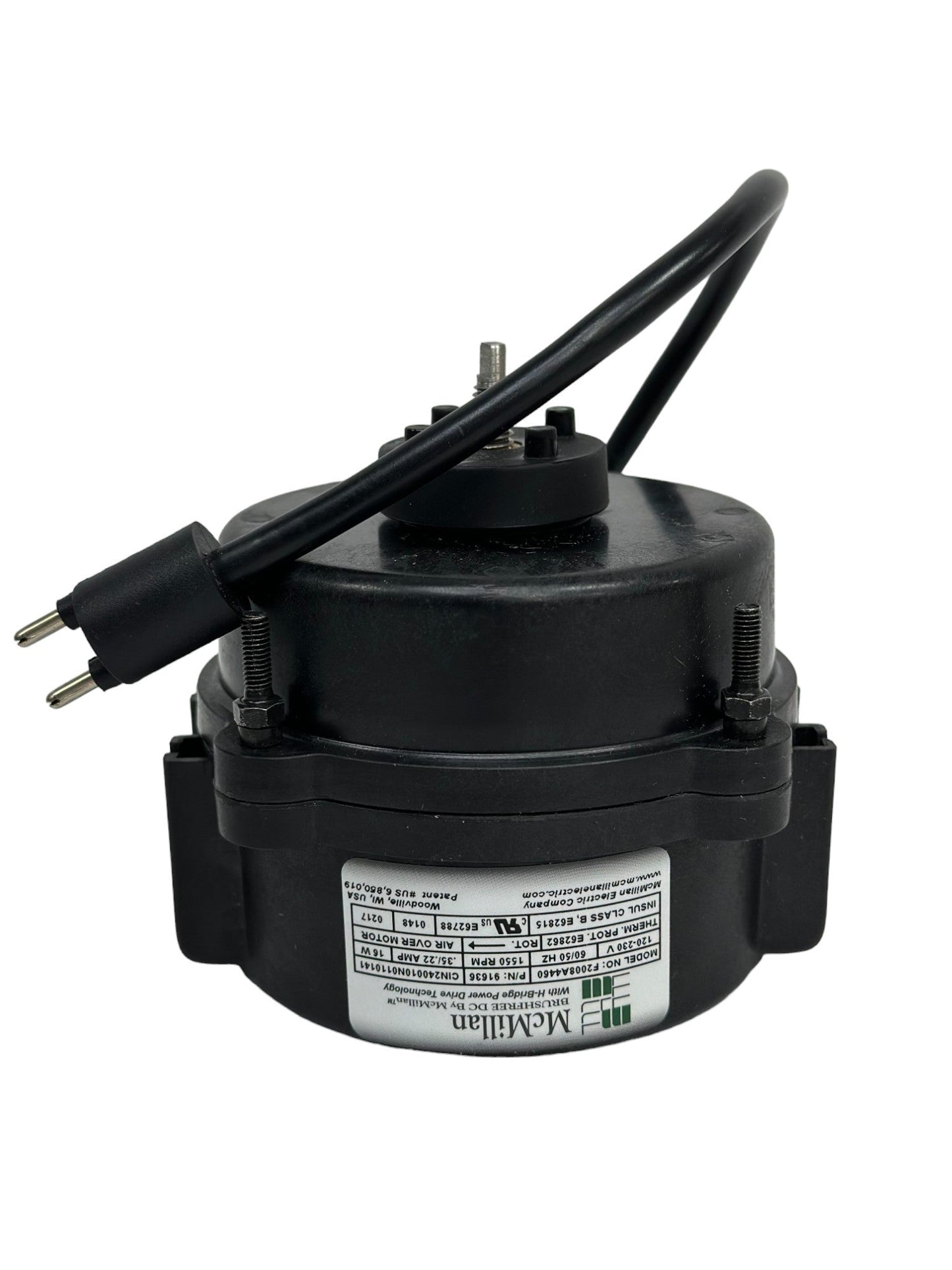 Packard - 91636 EC Motor 6-16 Watts, 120-230 Volts, 1550RPM