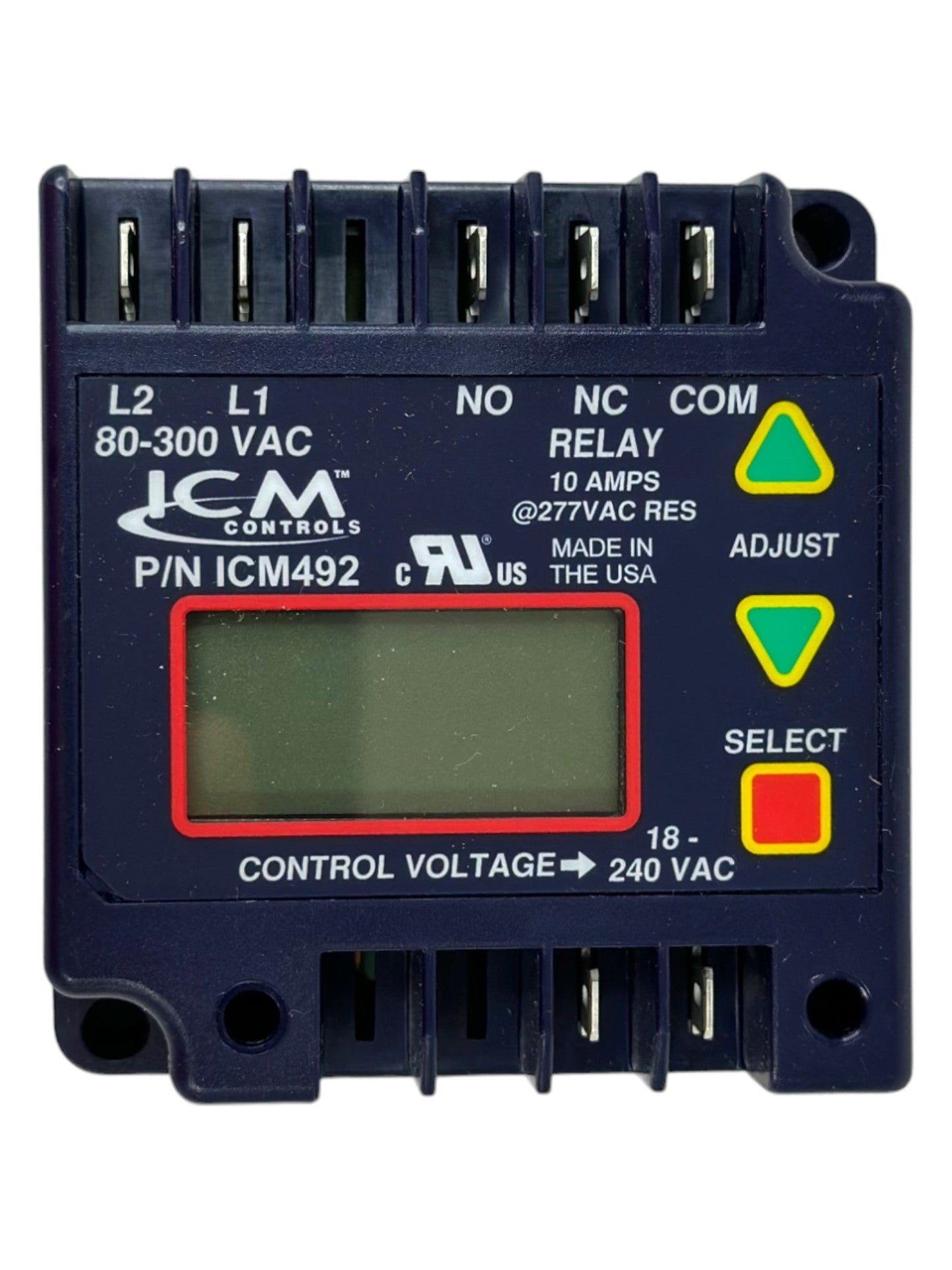 ICM - ICM492C-LF Line Voltage Monitoring, Single Phase Voltage Monitors, Universal Controls