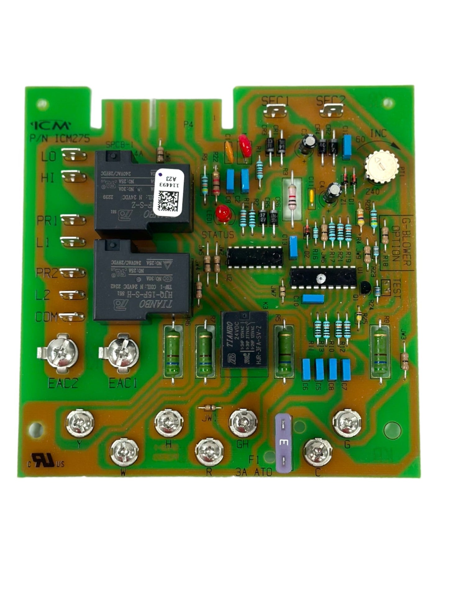 ICM - ICM275 Fan Blower Controls, Fan Controls