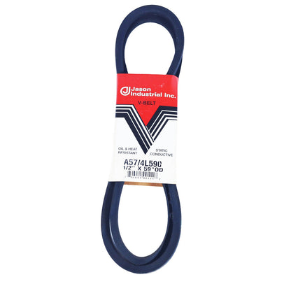 JASON A57 - Dayton 1/2" W x 59" L V-Belt 1 Rib
