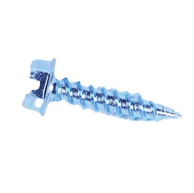 JQK10V - Metallics 8 X 3/4" (1/4" Head) Indented Hex Washer Slot #8 Duct W/Double Lead Thread Zinc