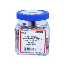 Metallics PCS: 25 JSMM38161 1/4-20 x 1-1/2" Vertical Mount Anchor