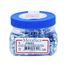 JTEKD1 - Screw, Metal-piercing; Steel; No. 8; 1/2 in. long