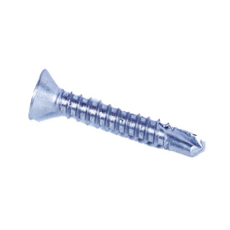 Metallics JTEKDF1SS 8 X 1" Flat Head Phillips Self-Drilling And Tapping Screw #2 Point 410 Stainless Steel