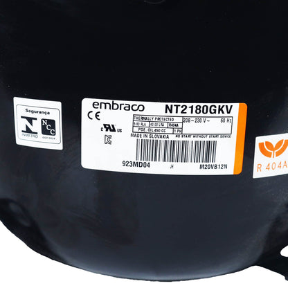 NT2180GKV - True 939618 Compressor, 115V, 60HZ, R404A